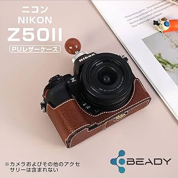 Amazon.co.jp: ニコン 用 NIKON Z50II 用 カメラ ハーフケース BEADY